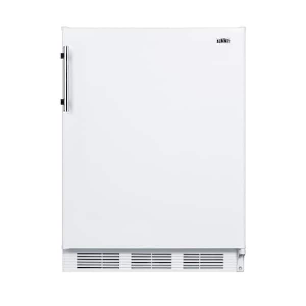 Summit Appliance 5.1 cu. ft. Mini Refrigerator with Freezer in White, ADA Compliant