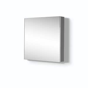 24 in. W x 26 in. H Large Rectangular Recessed or Surface Mount Medicine Cabinet with Mirror