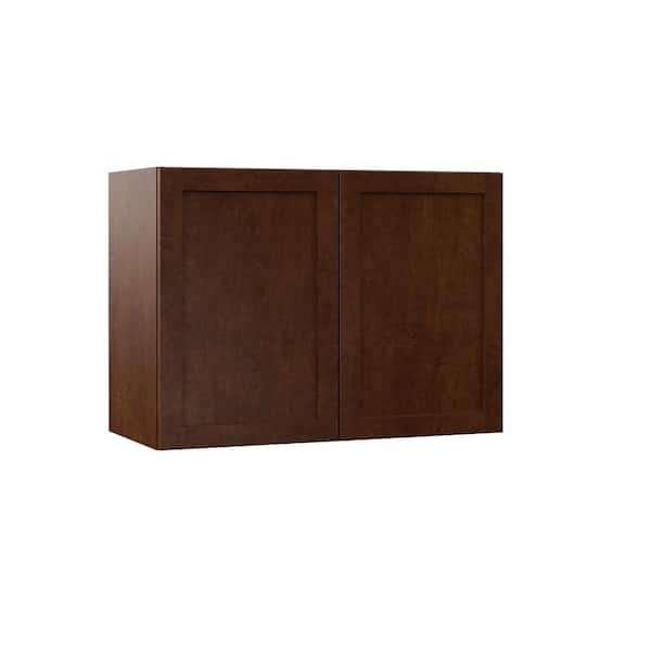Hampton Bay Designer Series Soleste Assembled 33x24x15 in. Wall Kitchen Cabinet in Spice