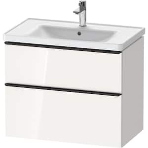 D-Neo 17.75 in. W x 30.88 in. D x 24.63 in. H Bath Vanity Cabinet without Top in White High Gloss