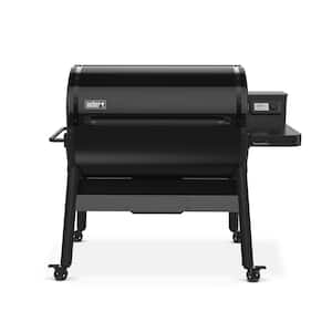 SmokeFire EPX6 Wood Fired Pellet Grill in Black, Stealth Edition