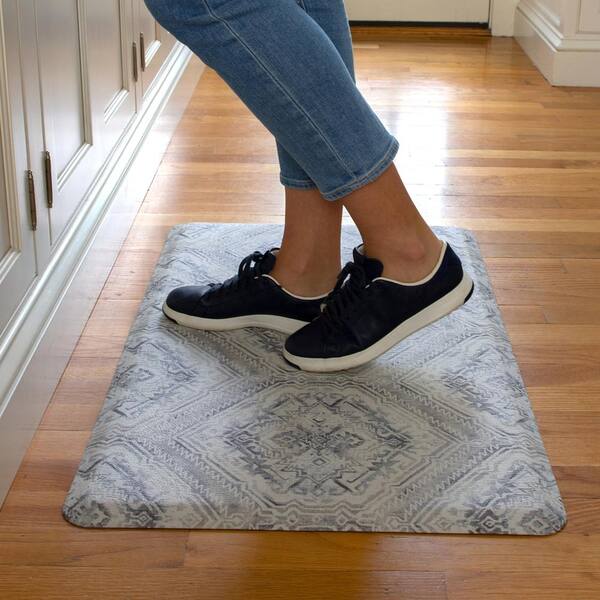 Grey Harper 32 in. x 20 in. Anti-Fatigue Comfort Mat