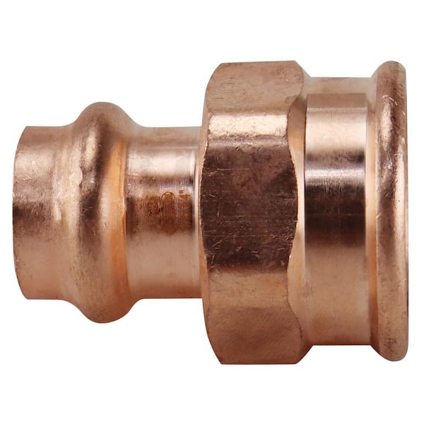 Apollo 1/2 in. x 3/4 in. Copper Press x FPT Female Adapter