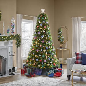 7.5 ft. Pre-Lit LED Westwood Fir Artificial Christmas Tree with 650 Warm White Micro Fairy Lights