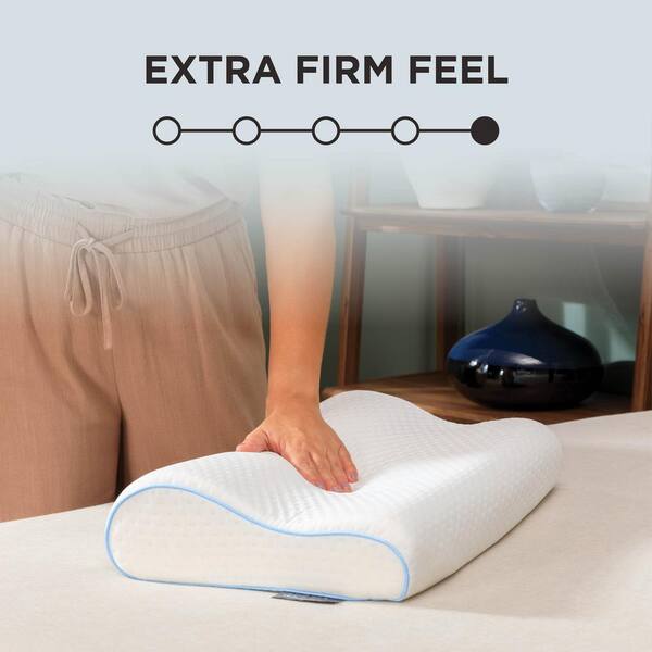 TEMPUR-PEDIC TEMPUR-Neck + Cooling Standard Medium-Profile Pillow