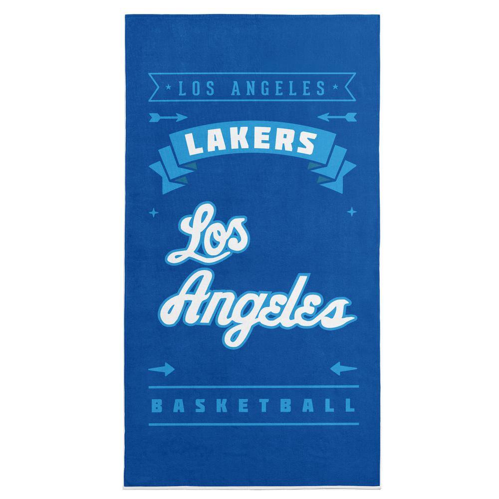 NBA Hardwood Classics Lakers Printed Beach Towel- Cotton/Polyester Blend Pool Towel price history on PriceWatchPro