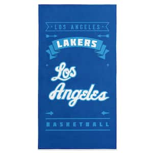 NBA Hardwood Classics Lakers Printed Beach Towel- Cotton/Polyester Blend Pool Towel