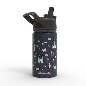 Kids 12 oz. As You Wish Insulated Stainless Steel Water Bottle with Sport Straw Lid