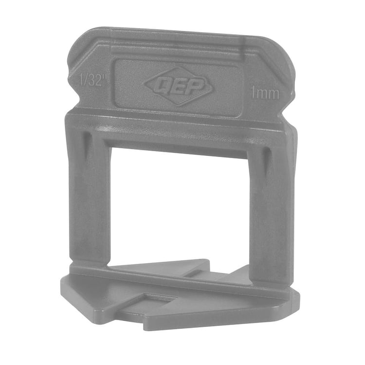 QEP Xtreme Gray 1.3 in. W Polymer Clip, Part A of 2-Part Tile Leveling System 100-Pack