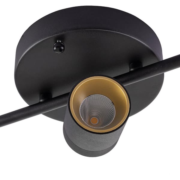 Vidalite Shura 5-Light Black Integrated LED Track Light with Vidalite Shura 5-Light Black Integrated LED Track Light with