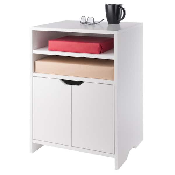 Nido 16W 4-Drawers Wood Storage File Cabinet with Lock The Twillery Co. Color: White