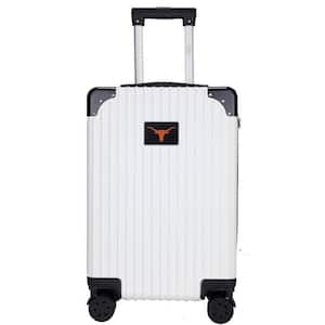 Texas Longhorns premium 2-Toned 21 in. Carry-On Hardcase in White