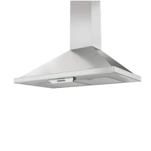 Brisas 30 in. 600 CFM Chimney Wall Mount Range Hood with LED Lights in Stainless Steel