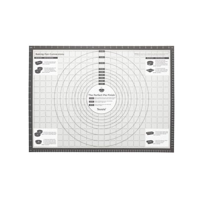 25 in. x 18 in. Pro-Grade Sil Pastry Mat with Reference Marks for Baking