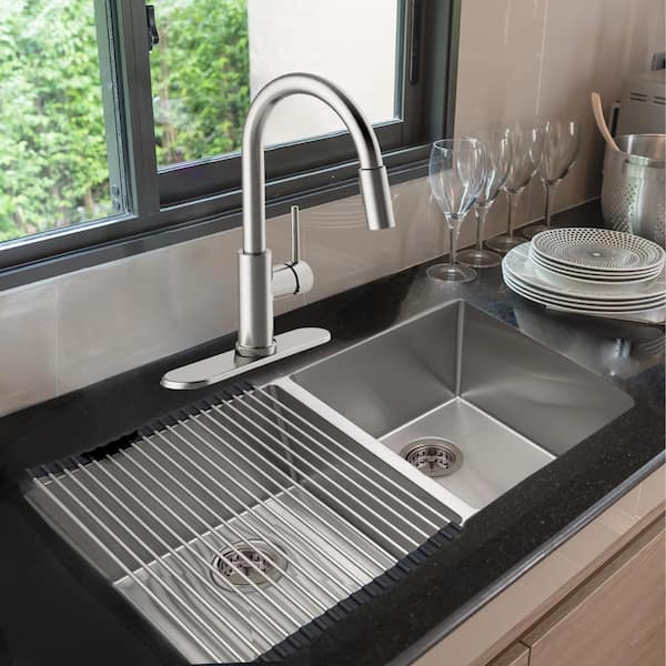 Kraus 12.75-in x 20.5-in Silicone Sink Mat in the Sink Grids