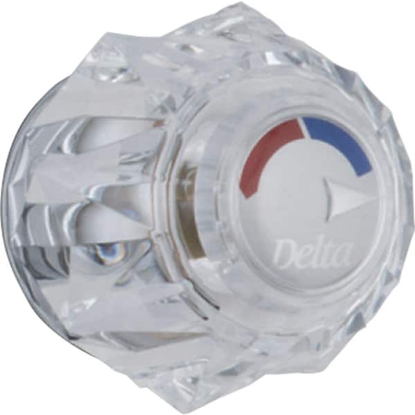 Delta Clear Knob Handle For 13 14, How To Remove Delta Bathtub Faucet Handle