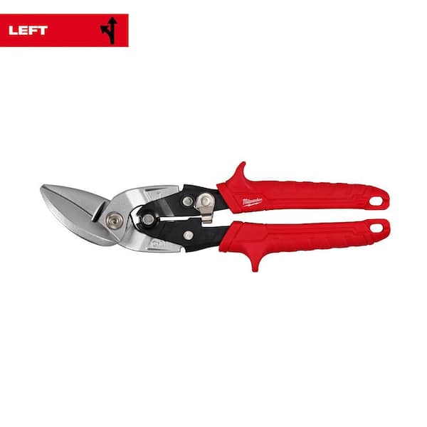 Milwaukee 10 in. Left-Cut Offset Snips