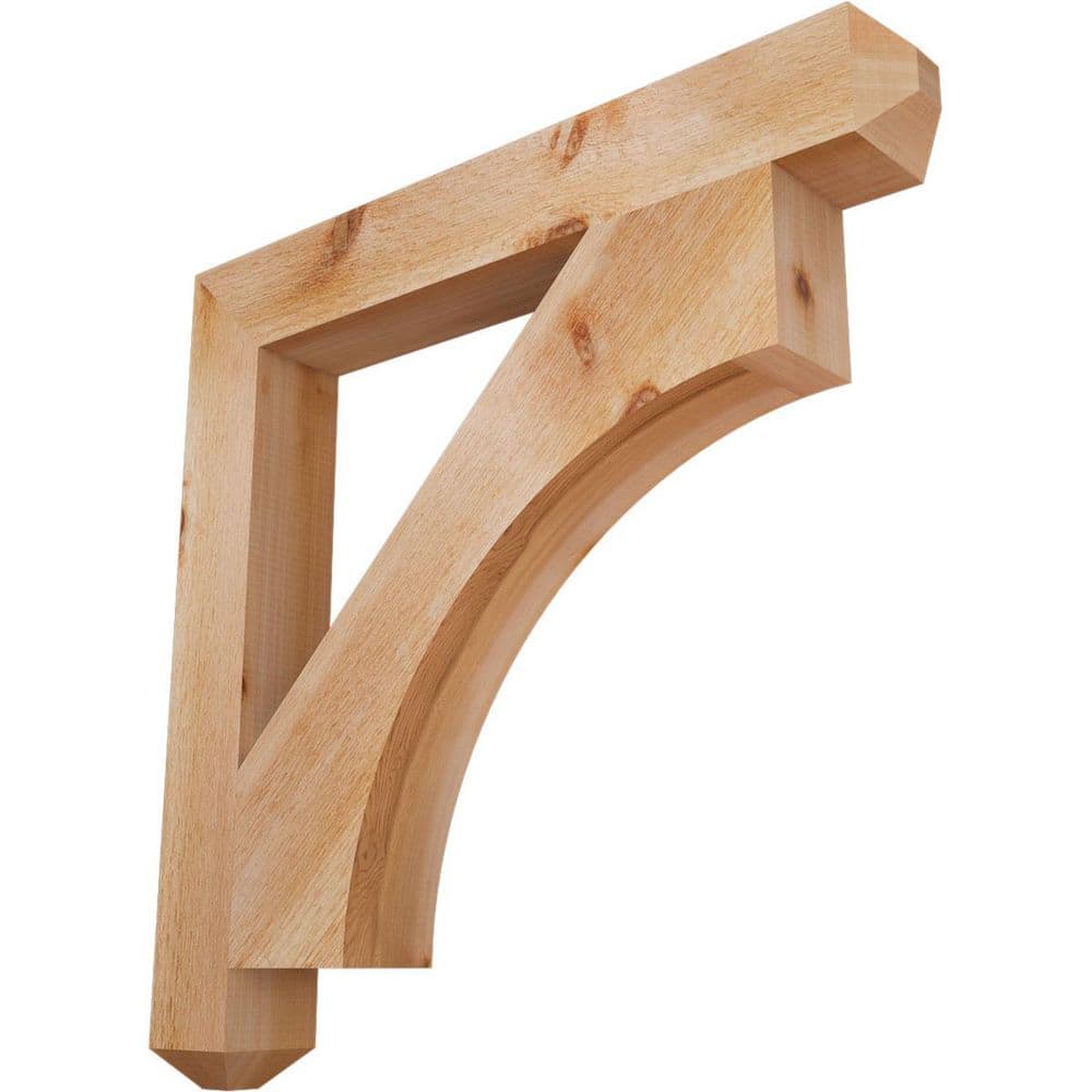 4 in. x 30 in. x 30 in. Western Red Cedar Westlake Craftsman Rough Sawn Bracket price history on PriceWatchPro