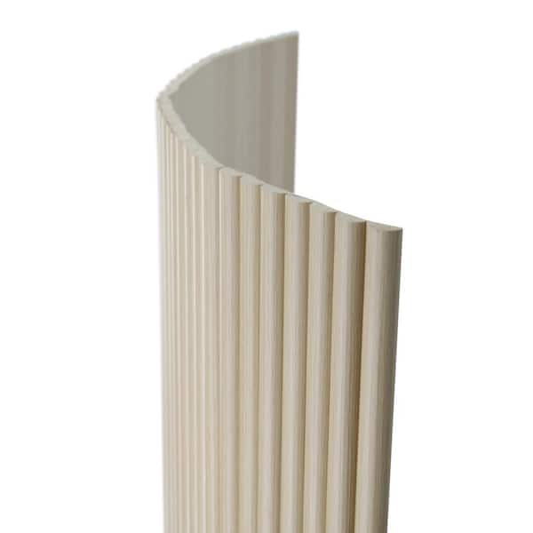 Ejoy 106 in. x 24 in. x 0.43 in. Wood Half Circle Flexible Multi ...