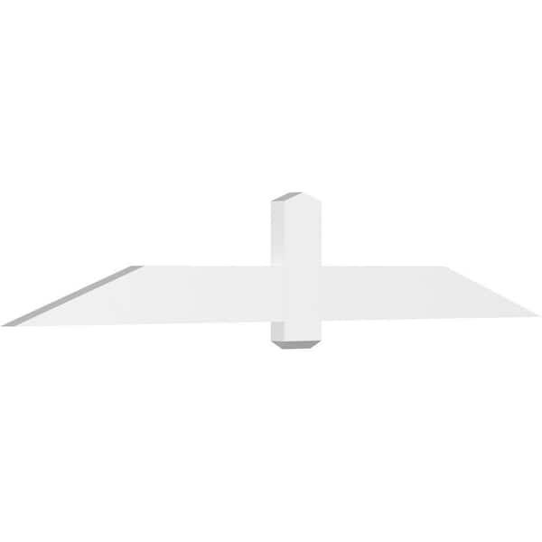 Ekena Millwork Eugene 84 in. W x 14 in. H x 2 in. D Signature Polyurethane Bracket