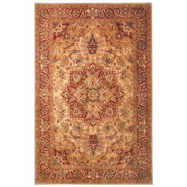Safavieh Classic Light Gold/Red 8 ft. x 11 ft. Area Rug-CL763A-9 - The ...