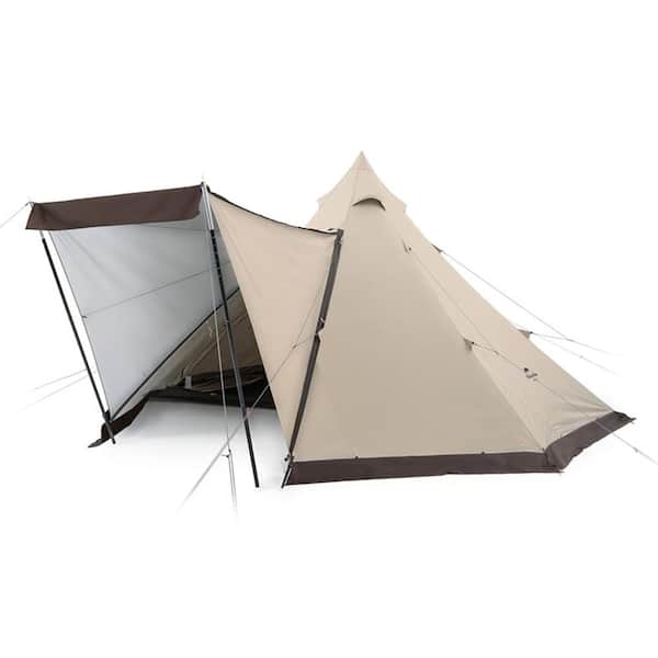 Cesicia 6 Person 4 Season Luxury Octagon 150D Encrypted Oxford Cloth Backpacking and Camping Tent