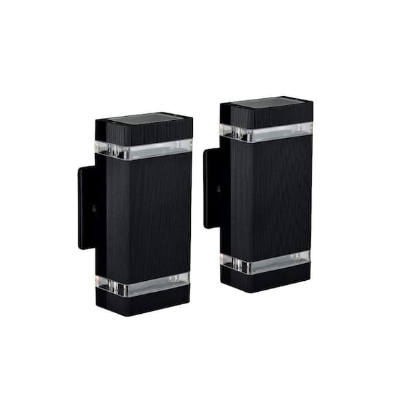 2 Pack LED Up and Down Lights Outdoor Wall Light, Body in Aluminum Waterproof, 3000k 5W