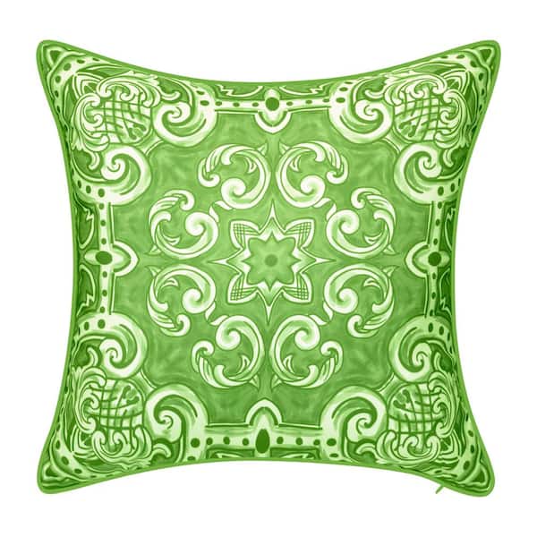 Edie@Home Alhambra Indoor & Outdoor 20x20 Polyester Decorative Pillow