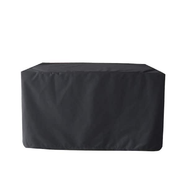 Unbranded 42.52 in. x 32.28 in. x 10.94 in. Outdoor Patio Furniture Cover Windproof and Waterproof Black
