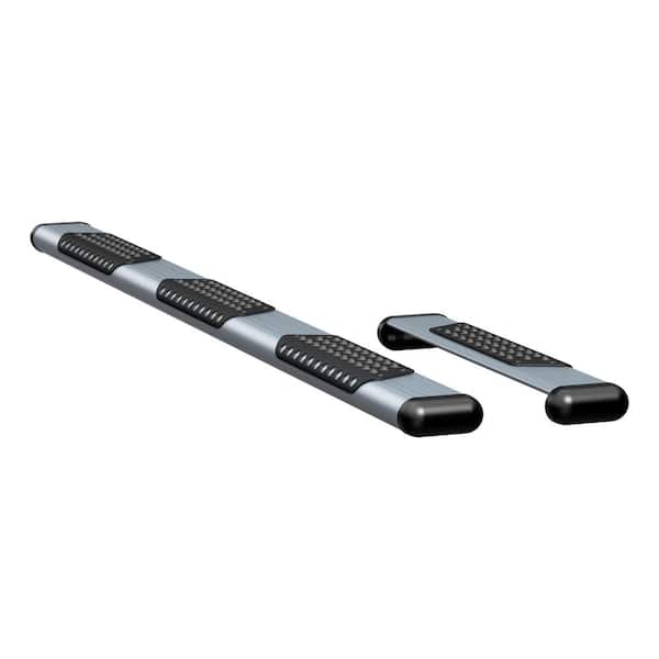 O-Mega II 100-Inch, 36-Inch Silver Aluminum Side Steps, Select Ford E-150, E-250, E-350