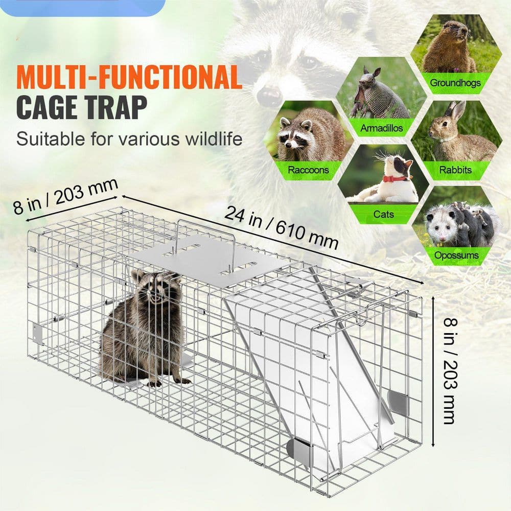Cisvio Outdoor series. Live animal cage trap. Folding animal trap with ...