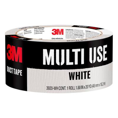 1.88 in. x 20 yds. White Duct Tape (Case of 12)