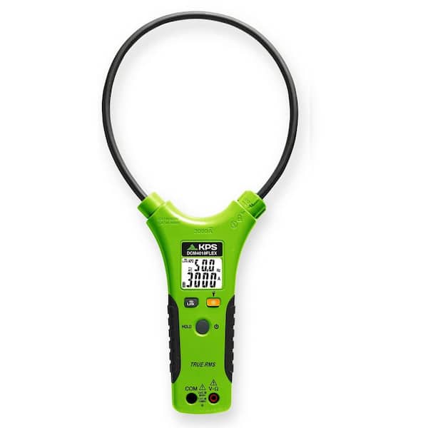 KPS Digital Flexible Clamp Meter TRMS 3000 Amp Current AC and AC/DC Voltage 1000V 10.000 Counts with Bluetooth