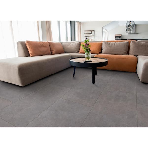 Flat Black 15 in. x 30 in. Matte Porcelain Floor and Wall Tile (716.8 sq. ft. /Pallet )