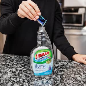 24 oz. Iluma Glass Cleaner Starter Kit - Spray Bottle with 2 Refill Pods