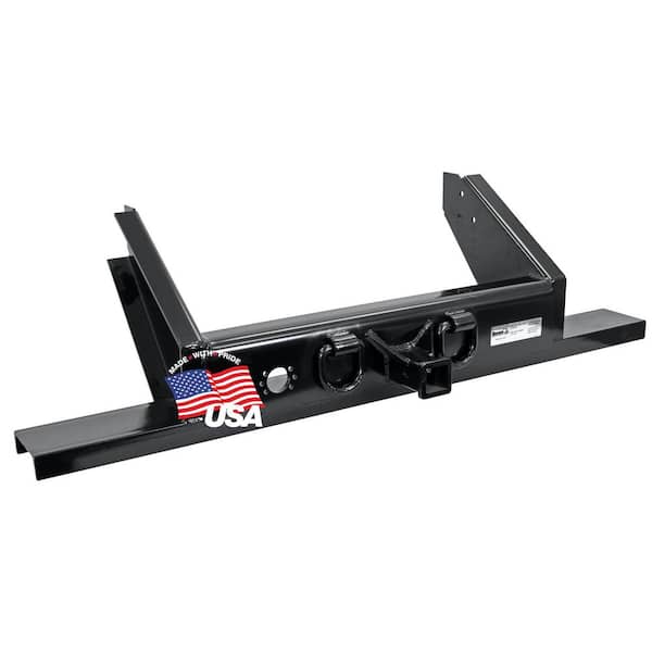 BUYERS PRODUCTS Flatbed/Flatbed Dump Hitch Plate Bumper With 2 in. Receiver