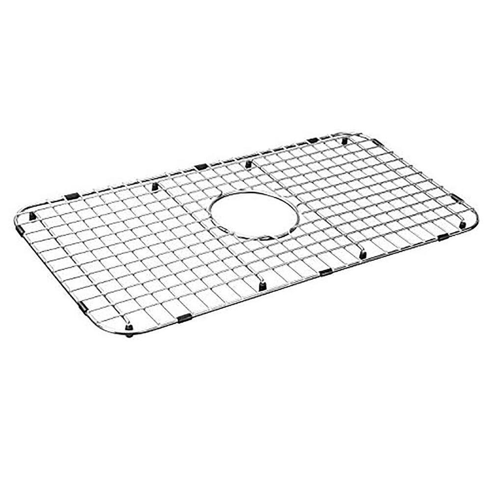 25 in. L x 13 in. W Sink Bottom Grid Center Drain Corner Radius 1.5 in Stainless Steel Durable Lightweight price history on PriceWatchPro