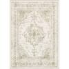 HaiiMeid Persia Light Gray 5 ft. x 7 ft. Vintage Medallion Distressed Area Rug X23IU0027H-657