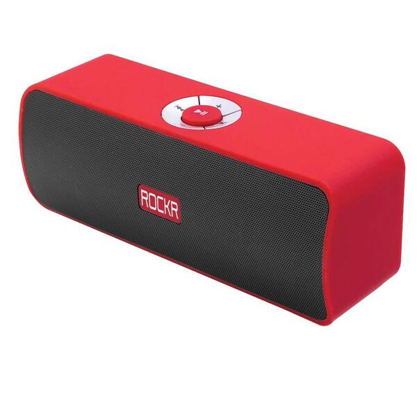 Wireless One ROCKR Portable Bluetooth Speaker - Red