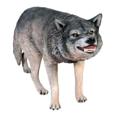 1 Home Improvement Retailer Search Box, Large Outdoor Wolf Statues