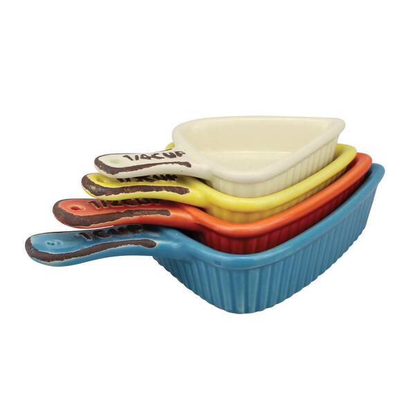 Stonebriar Collection Assorted Ceramic Measuring cups (4-pack)