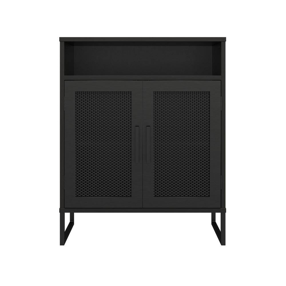 Ameriwood Home Pelham Black Oak Storage HD31226 The Home Depot