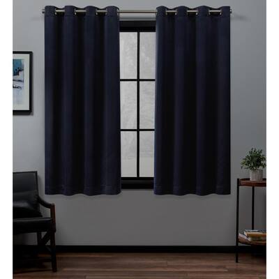 Academy Nevy 52 in. W x 63 in. L Thermal Total Blackout Grommet Top Curtain Panel (Set of 2)