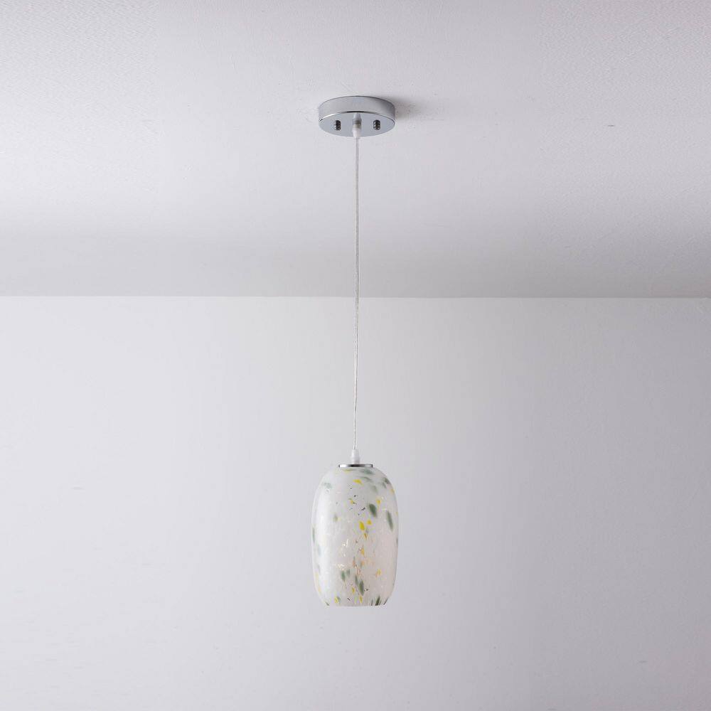 1-Light 5 in. Green Modern Glass Mini Pendant Light Dining Room Kitchen Ceiling Lights Foyer Bedroom Lighting price history on PriceWatchPro