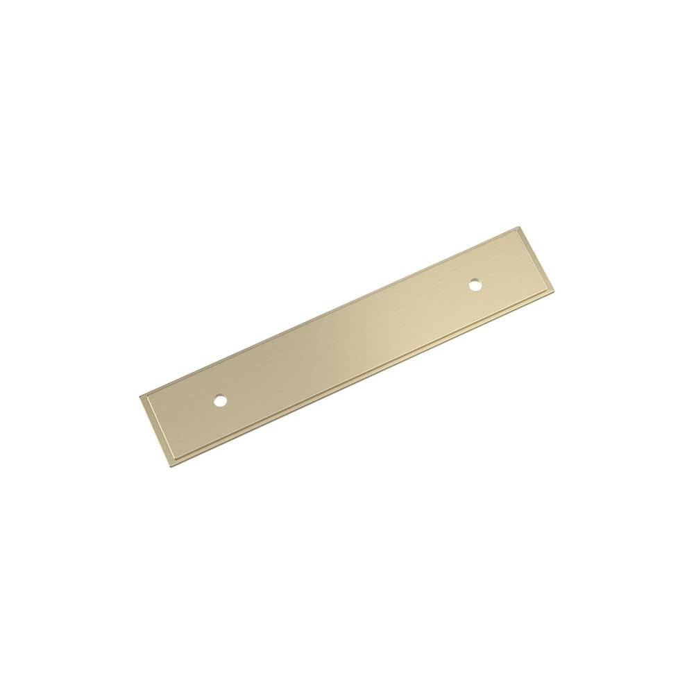 Maymont 3-3/4 in. Center-to-Center Rectangle Golden Champagne Pull Cabinet Backplate price history on PriceWatchPro