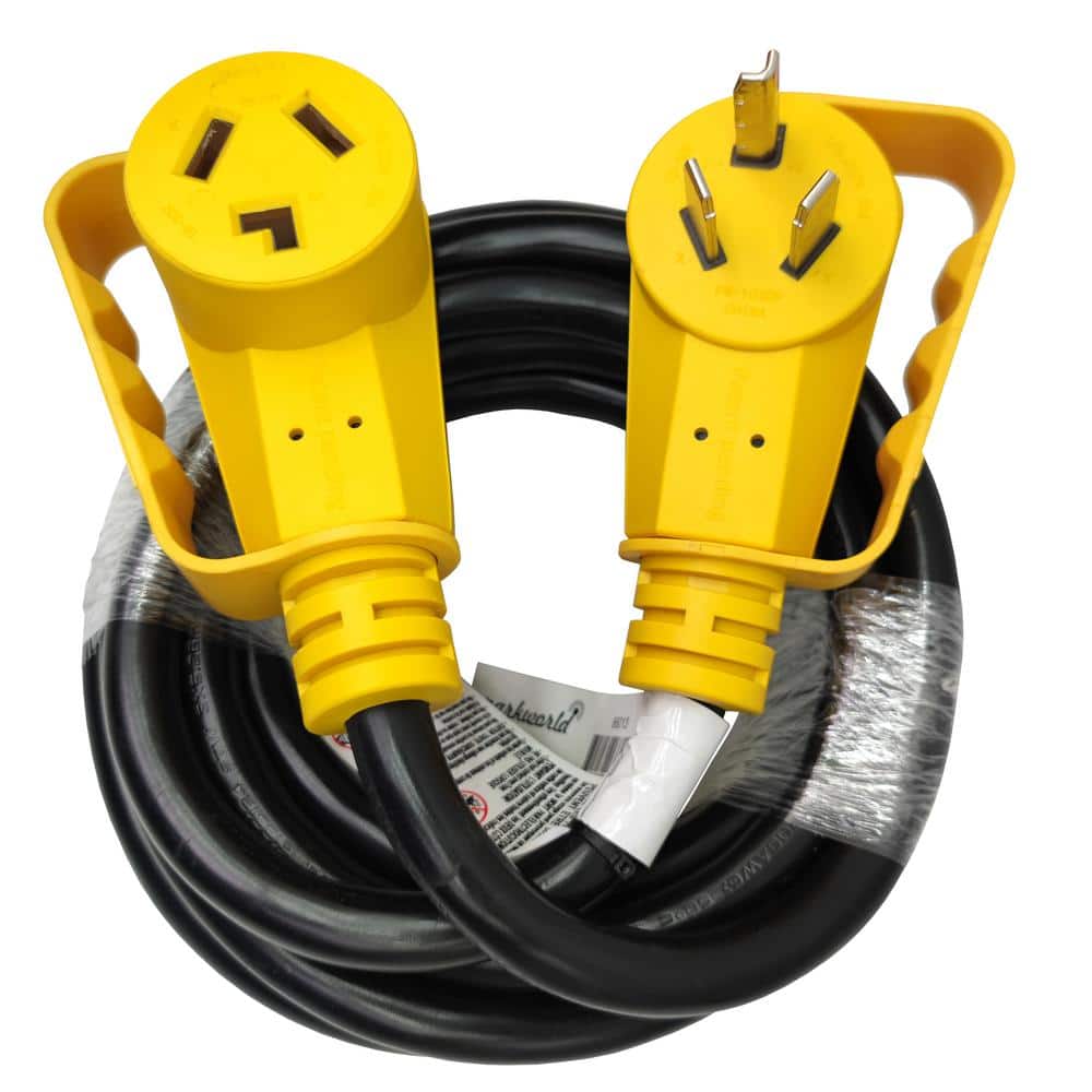 15 ft. 10/3 30A 125/250-Volt Indoor/Outdoor 3 Prong NEMA 10-30 Dryer Extension Cord with Handle and Lighted end, Black price history on PriceWatchPro
