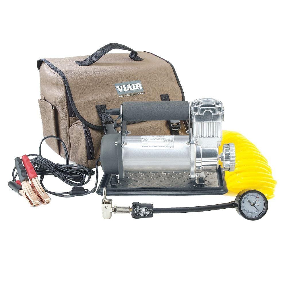 VIAIR 400P - 40043 Portable Compressor Kit 12-Volt(12v). Tire Pump,  Truck/SUV Tire Inflator, For Up to 35 in. Tires 400P - The Home Depot
