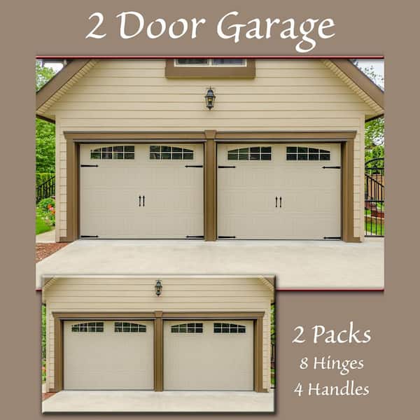 Decorative Magnetic Garage Hinges, Decorative Garage Door Hardware Bronze