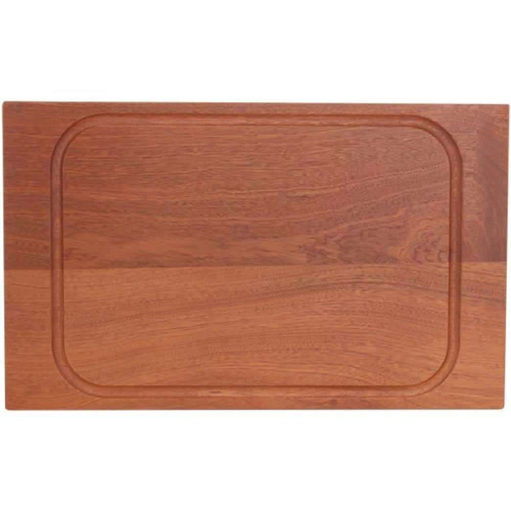 11 in. x 18 in. Solid Wood Kitchen Cutting Board In Oak Color price history on PriceWatchPro