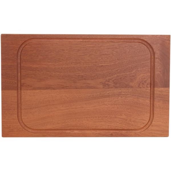 16 GAUGE SINKS 11 in. x 18 in. Solid Wood Kitchen Cutting Board In Oak Color